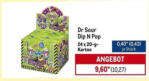 Dr Sour Dip N Pop 24 x 20-g-Karton