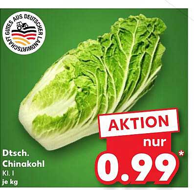 Dtsch. Chinakohl Kl. I je kg
