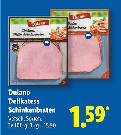 Dulano Delikatess Schinkenbraten