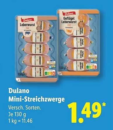Dulano Mini-Streichzwerg – Verschiedene Sorten