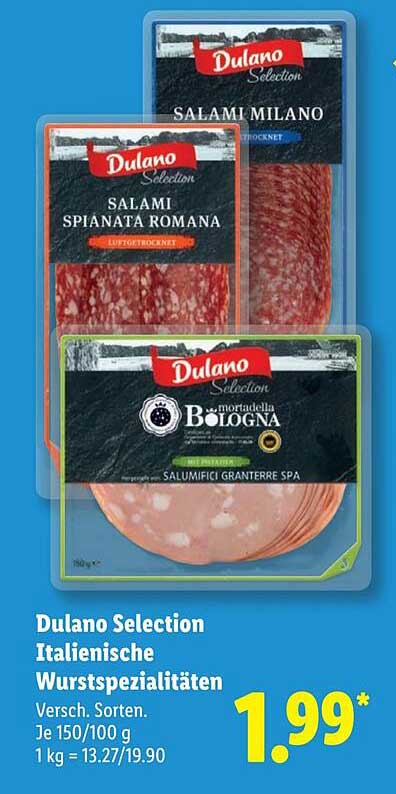 Dulano Selection Italienische Wurst­spezialitäten