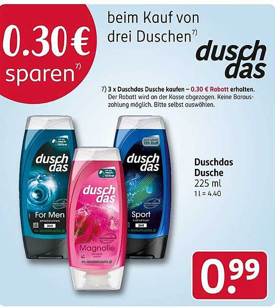 duschdas Dusche 225 ml - Jetzt zum Sonderpreis!