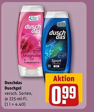 Duschdas Duschgel vers. Sorten, je 225-ml-Fl.