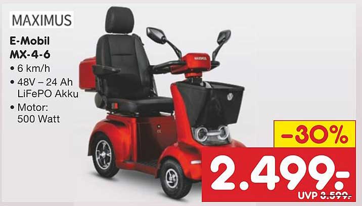 E-Mobil MX-4-6 von MAXIMUS