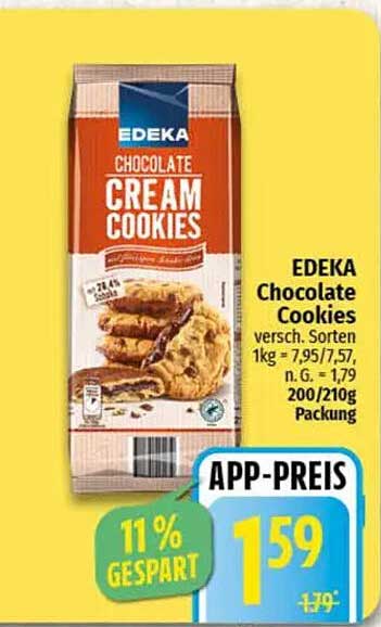EDEKA Chocolate Cookies