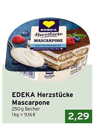 EDEKA Herzstücke Mascarpone 250g