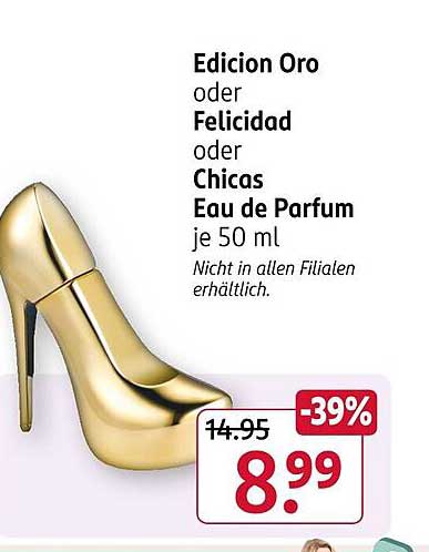 Edicion Oro, Felicidad oder Chicas Eau de Parfum je 50 ml