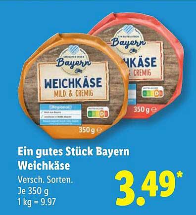 Ein gutes Stück Bayern Weichkäse