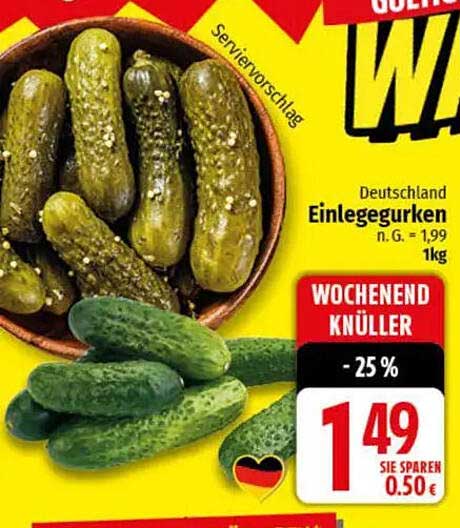 Einlegegurken 1kg
