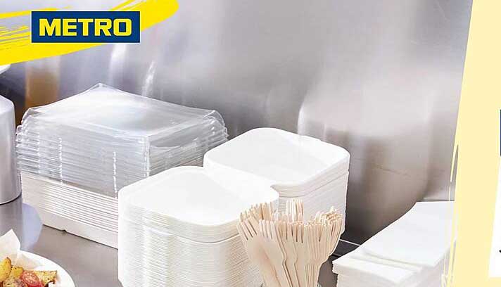 Einwegverpackungen und Besteck für die perfekte Party