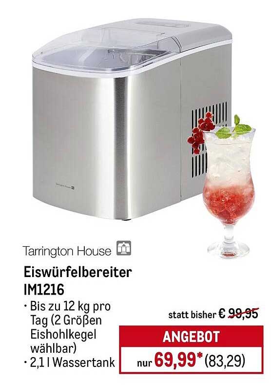Eiswürfelbereiter IM1216 von Tarrington House
