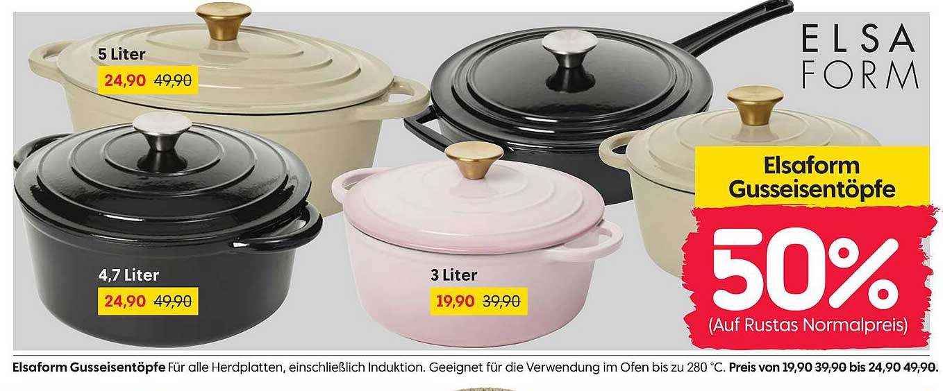 Elsaform Gusseisentöpfe