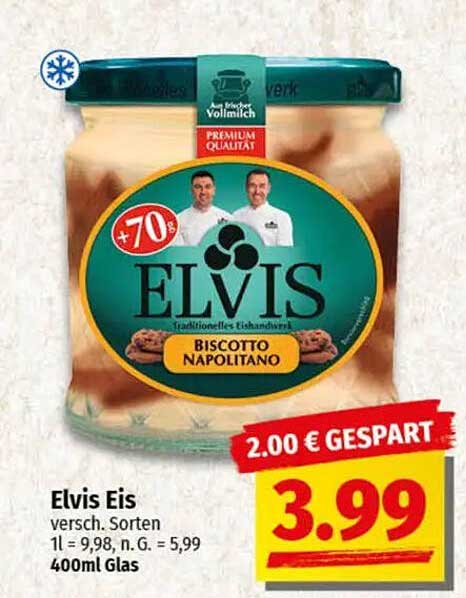 Elvis Eis Biscotto Napolitano 400ml