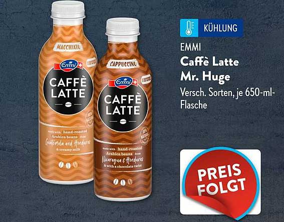 Emmi Caffè Latte Mr. Huge, 650 ml Flasche, verschiedene Sorten