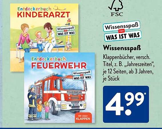 Entdeckerbuch Feuerwehr und Kinderarzt - Wissensspaß von WAS IST WAS