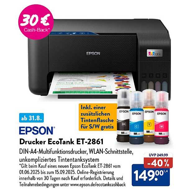 Epson Drucker EcoTank ET-2861