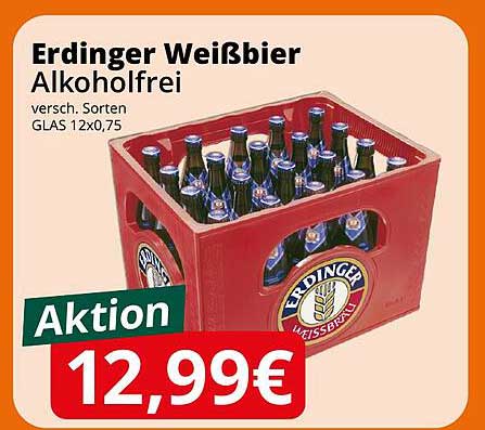 Erdinger Weißbier Alkoholfrei 12 x 0,75 l