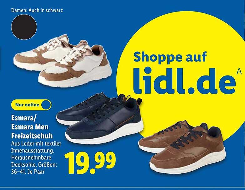 Esmara/Esmara Men Freizeitschuh - Nur online verfügbar