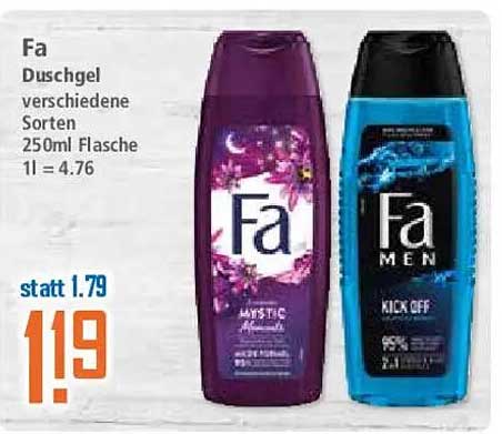 Fa Duschgel verschiedene Sorten 250ml Flasche