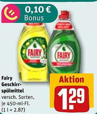 Fairy Geschirrspülmittel 450 ml - Verschiedene Sorten