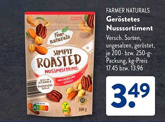 Farmer Naturals Geröstetes Nuss Sortiment