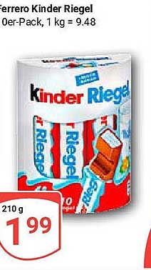 Ferrero Kinder Riegel 210 g