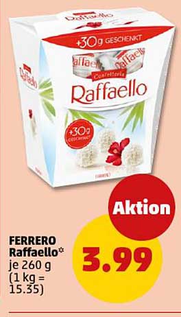 FERRERO Raffaello 260 g (Aktion)