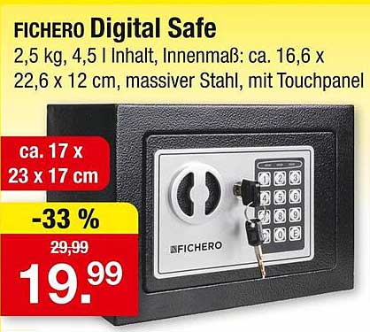 Fichero Digital Safe - Sicher aufbewahrt!