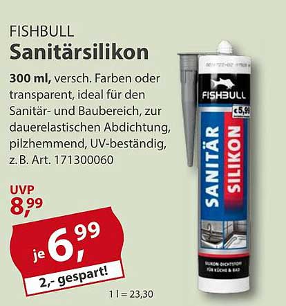 FISHBULL Sanitärsilikon 300 ml