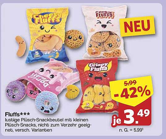 Fluff*s*** – Lustige Plüsch-Snackbeutel