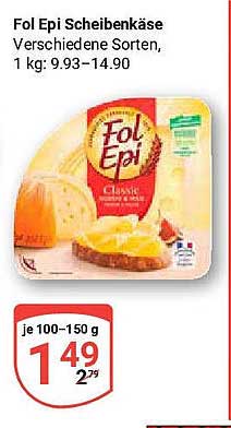 Fol Epi Scheibenkäse Verschiedene Sorten