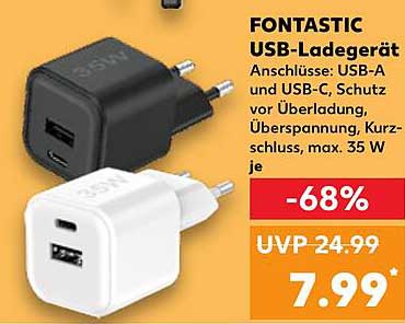 FONTASTIC USB-Ladegerät