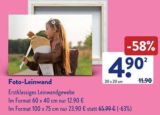 Foto-Leinwand - Erstklassiges Leinwandgewebe