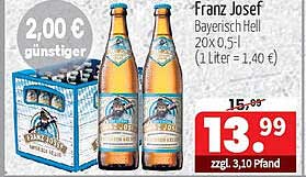 Franz Josef Bayerisch Hell 20x 0,5l