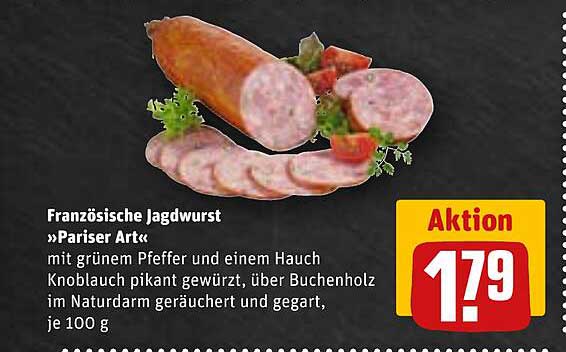 Französische Jagdwurst »Pariser Art«