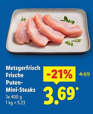 Frische Puten-Mini-Steaks