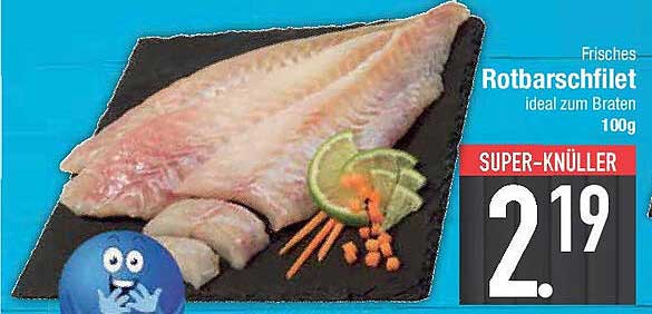 Frisches Rotbarschfilet – ideal zum Braten