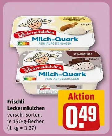 Frischli Leckermaulchen Milch-Quark