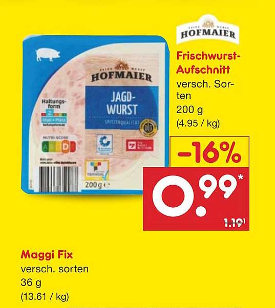 Frischwurst-Aaufschnitt verschiedene Sorten 200 g