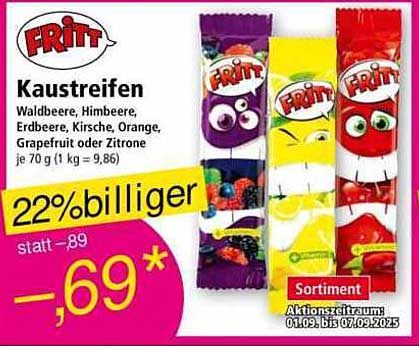 FRITT Kaustreifen – Vielfalt für Naschkatzen