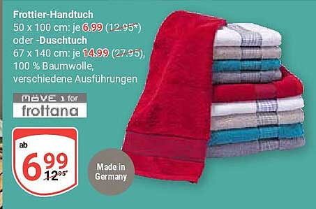 Frottier-Handtuch 50 x 100 cm zum Sonderpreis