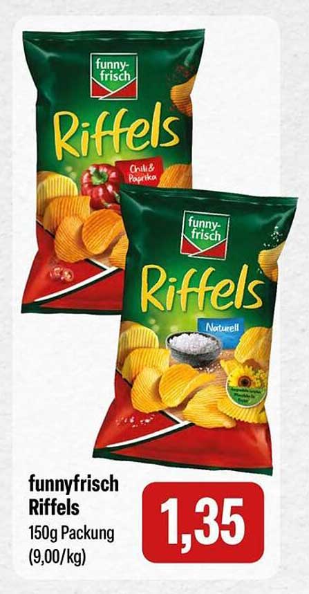 funny-frisch Riffels 150g Packung