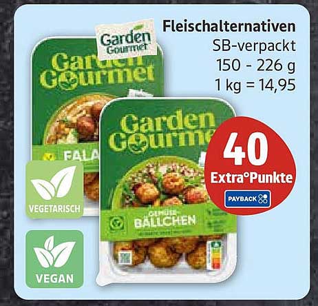 Garden Gourmet Fleischalternativen – Vegetarische Bällchen