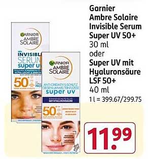 Garnier Ambre Solaire Invisible Serum Super UV 50+