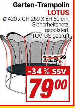 Garten-Trampolin LOTUS