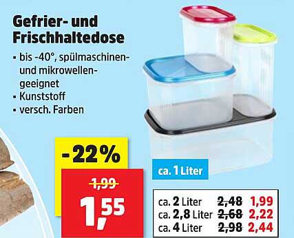 Gefrier- und Frischhaltedose