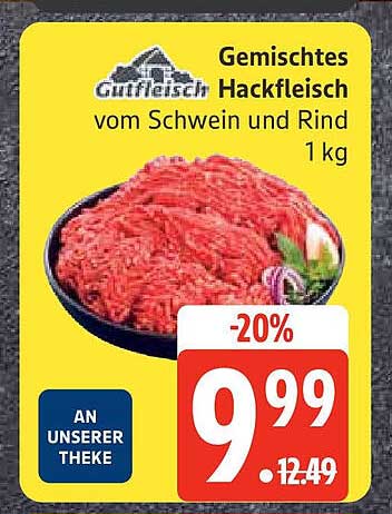 Gemischtes Hackfleisch vom Schwein und Rind 1 kg