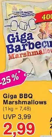Giga BBQ Marshmallows