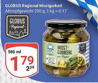 GLOBUS Regional Mostgurkerl 580 ml