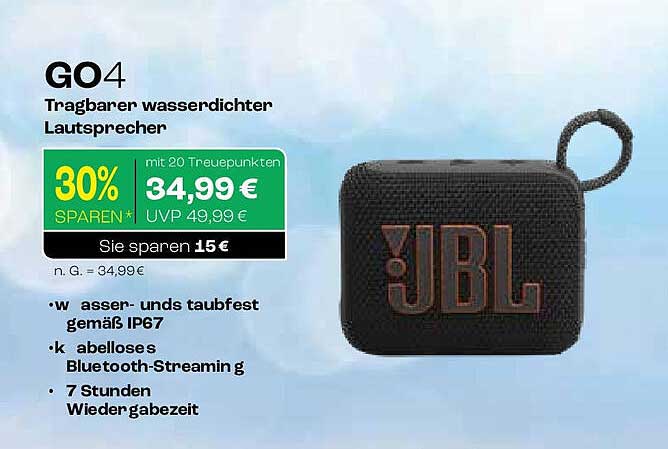 GO4 Tragbarer wasserdichter Lautsprecher